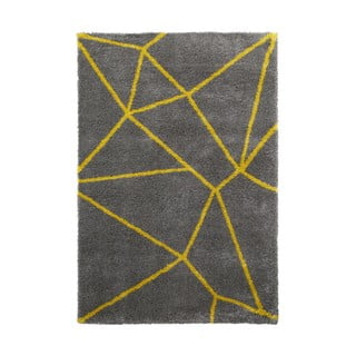 Szaro-żółty dywan Think Rugs Royal Nomadic Grey & Yellow, 120x170 cm