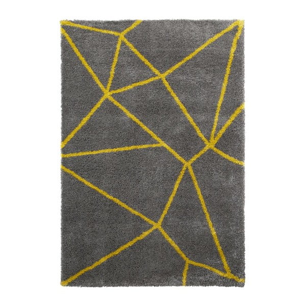 Szaro-żółty dywan Think Rugs Royal Nomadic Grey & Yellow, 160x230 cm