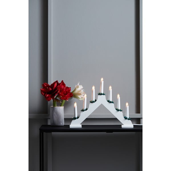 Biała dekoracja świetlna ze świątecznym motywem Ola – Markslöjd-image-1