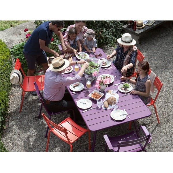 Zestaw 2 liliowych krzeseł z podłokietnikami Fermob Luxembourg-image-1