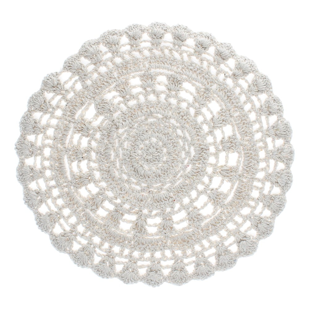 Mata stołowa z mieszanki bawełny ø 35 cm Crochet – Rex London