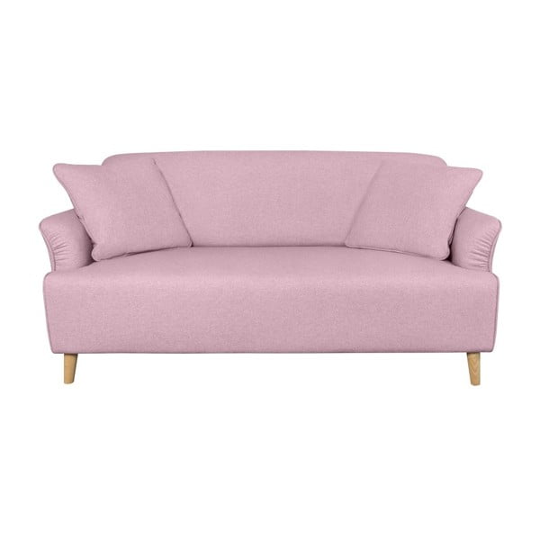 Różowa sofa 2-osobowa Kooko Home Funk