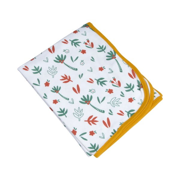 Biały bawełniany koc dziecięcy 75x75 cm Savannah – Bébé Douceur