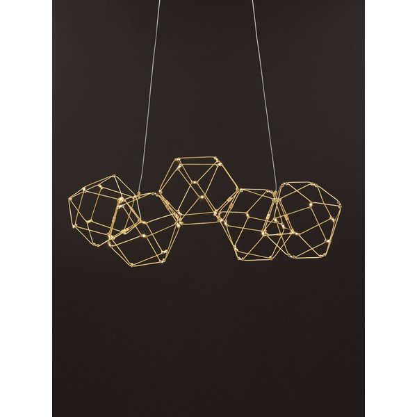 Aluminiowa lampa wisząca LED w kolorze złota Nebula – Nova Luce-image-2