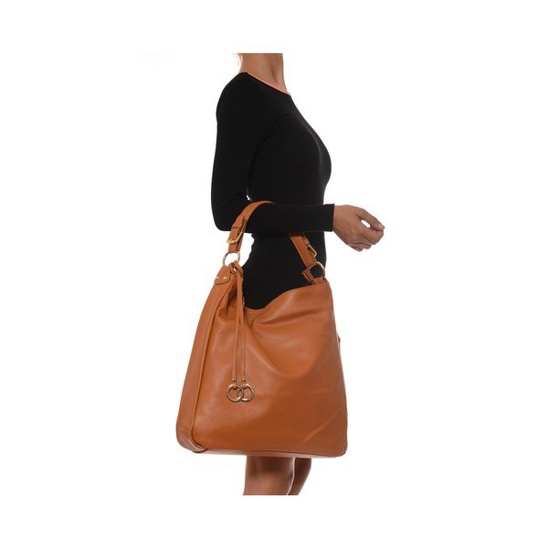 Skórzana torebka Tote 2087 Cognac-image-1
