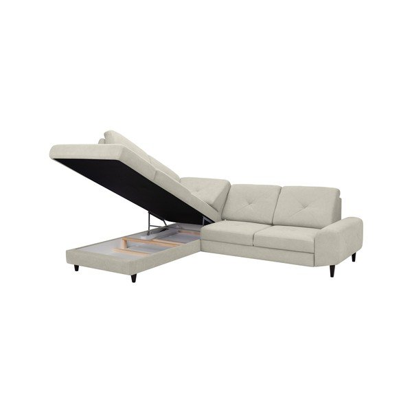 Beżowy rozkładany narożnik lewostronny Windsor & Co Sofas Beta-image-4