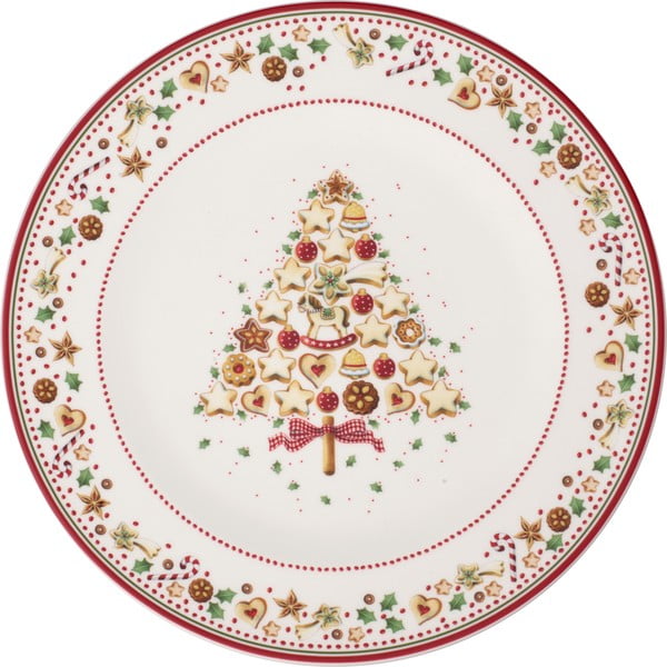 Porcelanowy świąteczny talerz Winter Bakery Delight Villeroy&Boch, ø 32 cm