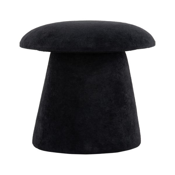 Czarny aksamitny puf Mushroom – Leitmotiv