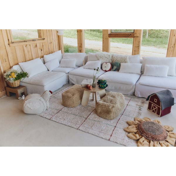 Musztardowy dziecięcy worek do siedzenia Haystack – Lorena Canals-image-2