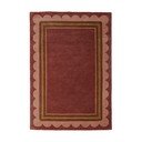 Bordowy wełniany dywan tkany ręcznie 160x230 cm Lois – Flair Rugs