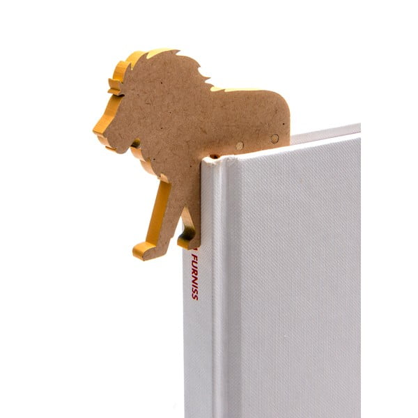 Zakładka do książki w kształcie lwa Thinking gifts Woodland