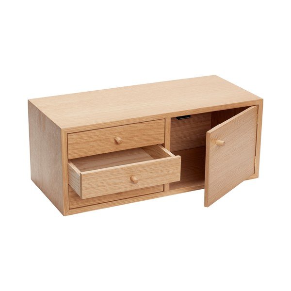 Szafka wisząca w dekorze dębu 50x20 cm Piccolo – Hübsch-image-2