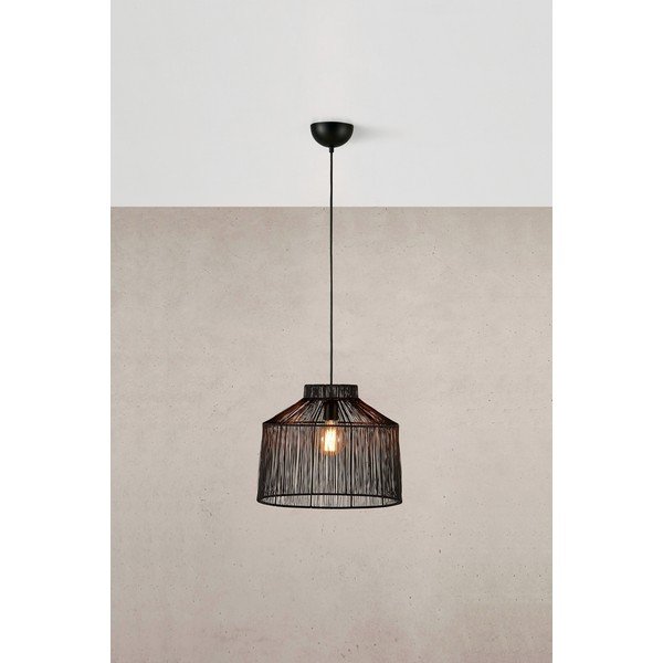 Czarna lampa wisząca z metalowym kloszem ø 42 cm Capanna – Markslöjd-image-1