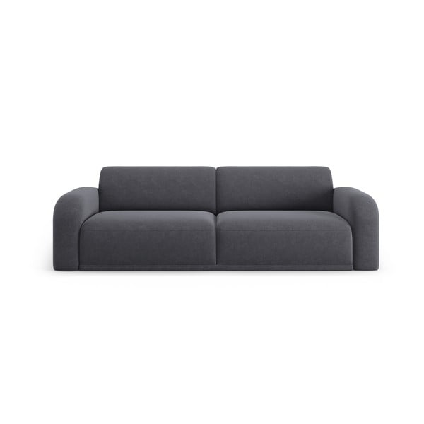 Szara aksamitna sofa 242 cm Erin – Micadoni Home