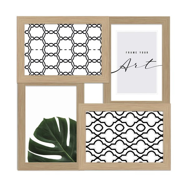 Ramka ścienna w naturalnym kolorze 27x27 cm Beech – knor