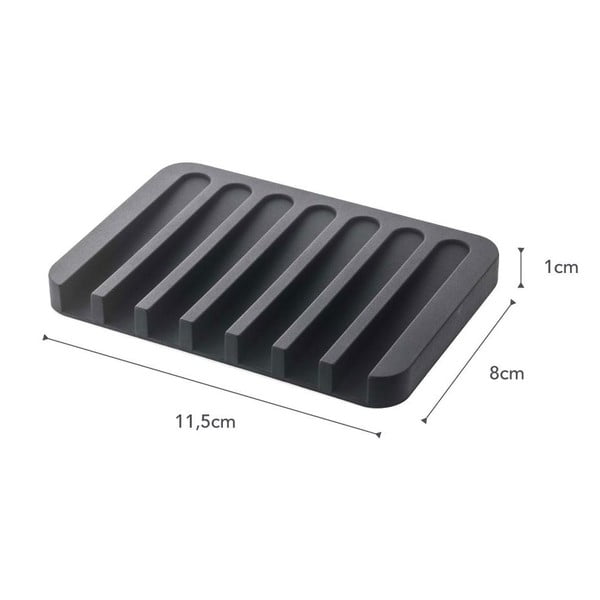 Czarna mydelniczka YAMAZAKI Flow-image-2