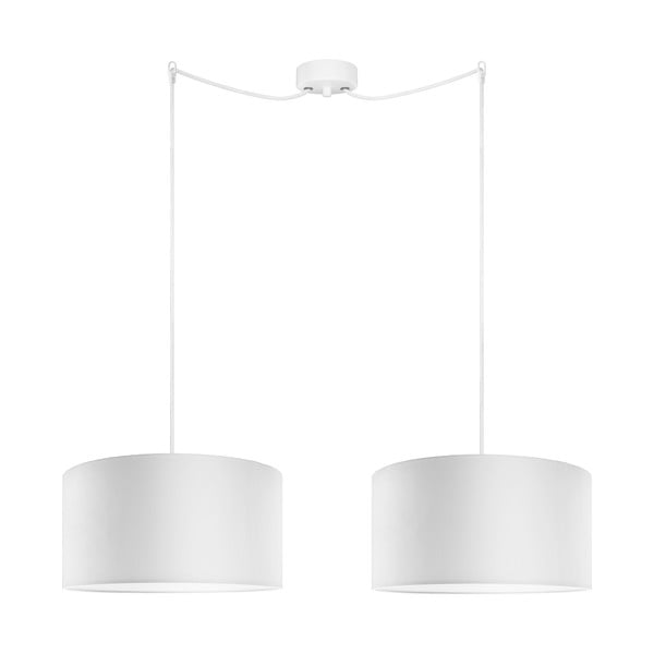 Biała podwójna lampa wisząca Bulb Attack Tres, ⌀ 36 cm