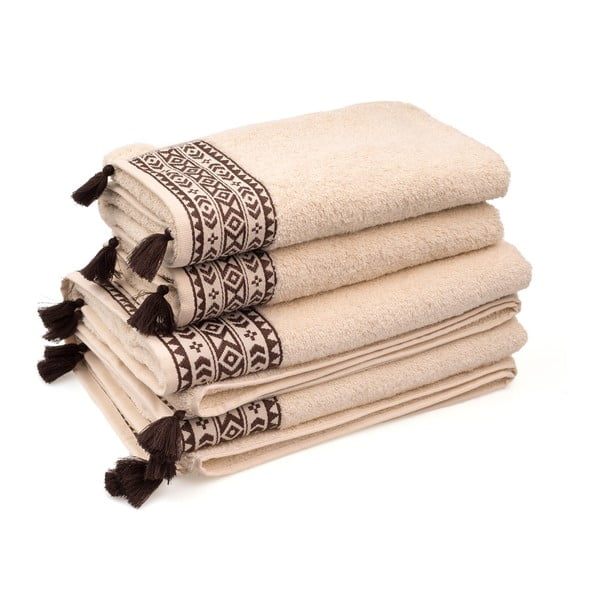 Komplet 4 ręczników bawełnianych Casa Di Bassi Casablanca