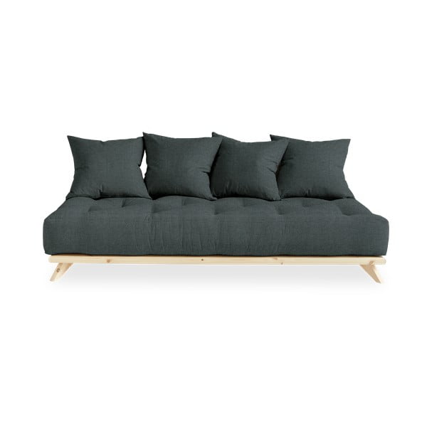 Sofa z ciemnoszarym obiciem Karup Design Senza Natural/Slate Grey