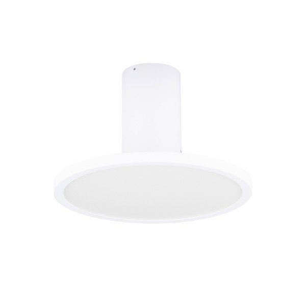 Aluminiowa lampa sufitowa LED z elastyczną konstrukcją w matowym białym kolorze Ekei – Nova Luce