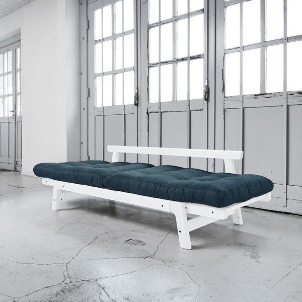 Sofa rozkładana Karup Step White/Deep Blue-image-3