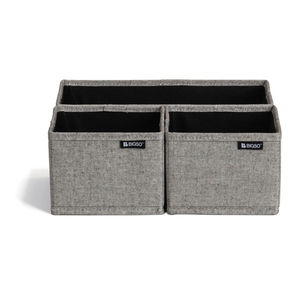 Tekstylne organizery do szuflady zestaw 3 szt. Soft Storage – Bigso