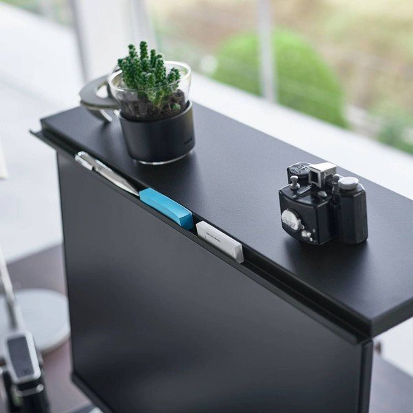 Czarny metalowy stojak na monitor Tower – YAMAZAKI-image-3