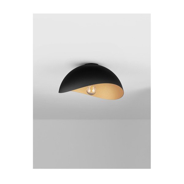 Metalowa lampa sufitowa w kolorze matowej czerni/w kolorze złota Opsi – Nova Luce-image-4