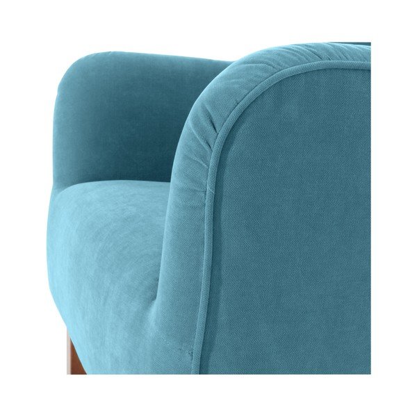 Niebieski fotel Max Winzer Bruno Velor-image-3