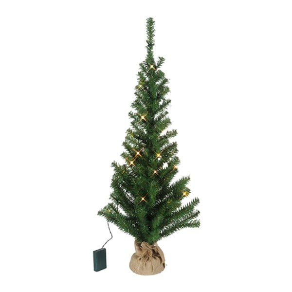Choinka sztuczna z lampkami LED Best Season Tree In Jute Bag, 90 cm