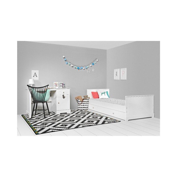 Biała szuflada pod łóżeczko BELLAMY Marylou, 90x200 cm-image-4