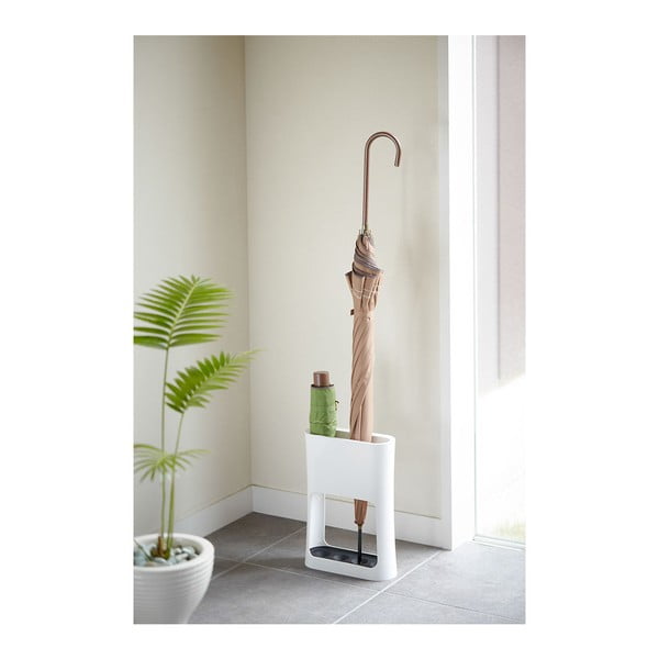 Biały parasolnik YAMAZAKI Oval-image-3