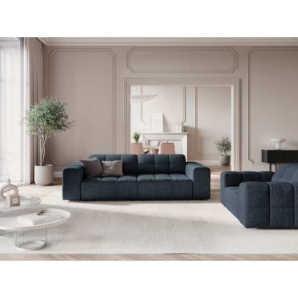 Niebieska sofa 204 cm Chicago – Cosmopolitan Design-image-1