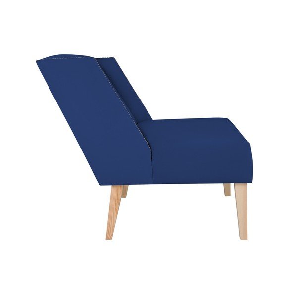 Niebieski fotel Micadoni Home Cesar-image-1