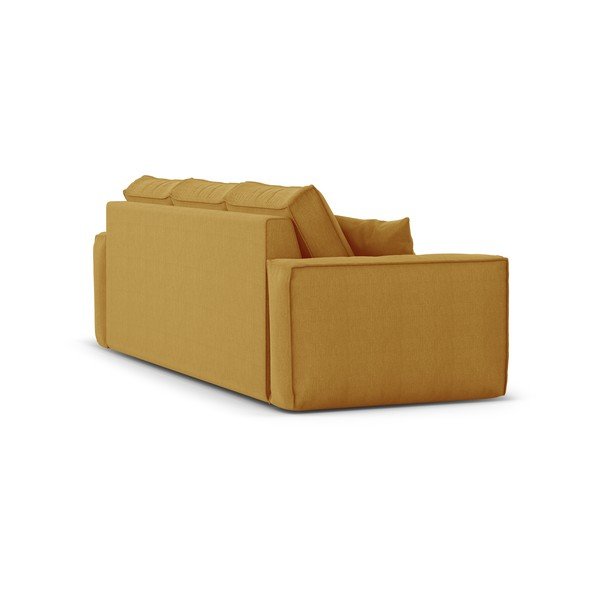 Żółta sofa Cosmopolitan Design Miami, 245 cm-image-3