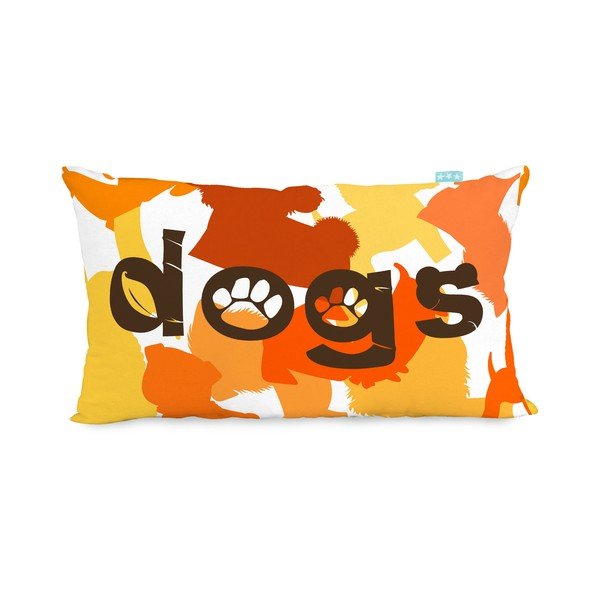 Dwustronna poszewka bawełniana na poduszkę Mr. Fox Dogs 50x30 cm-image-2