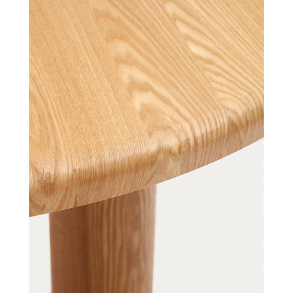 Okrągły stół w dekorze jesionu ø 120 cm Mailen – Kave Home-image-3