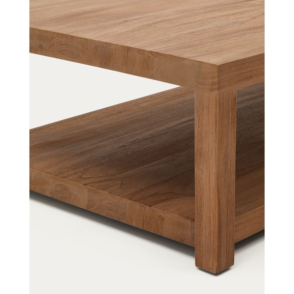 Stolik z litego drewna tekowego 90x90 cm Sashi – Kave Home-image-3
