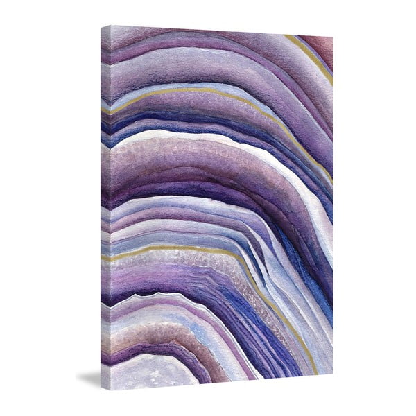 Obraz na płótnie Marmont Hill Violets In Lines, 61x41 cm