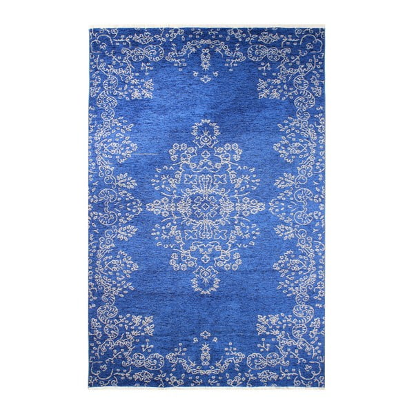 Niebieski dywan dwustronny Maleah, 180 x 120 cm