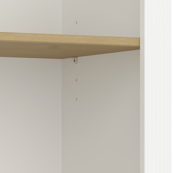 Biały regał w dekorze sosny 82x189 cm Nola – Tvilum-image-4