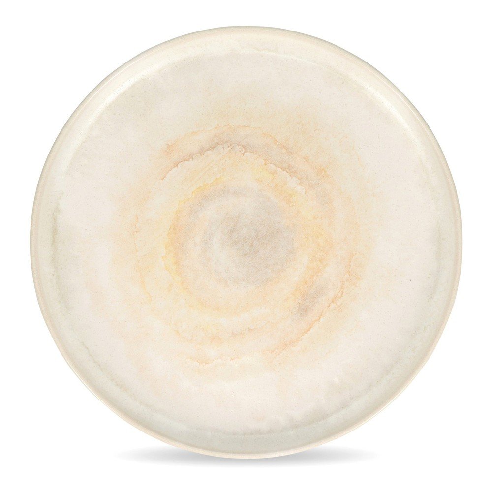 Beżowy kamionkowy talerz ø 28 cm Aquarel – S|P Collection