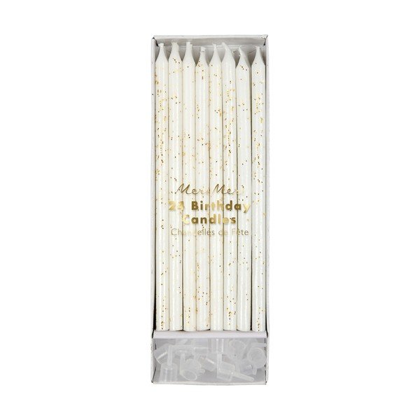 Świeczki na tort zestaw 24 szt. Glitter – Meri Meri
