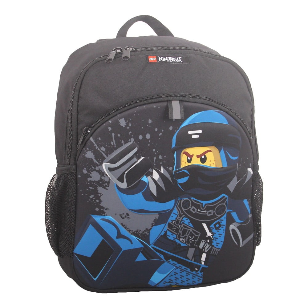 Czarny plecak LEGO® NINJAGO Jay, 27,5x37x9 cm