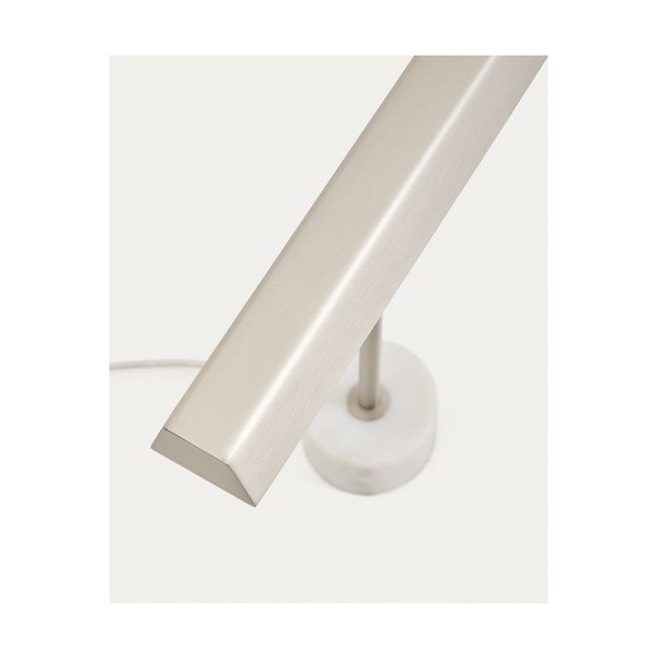 Metalowa lampa stołowa w kolorze srebra (wysokość 32,5 cm) Lynor – Kave Home-image-2