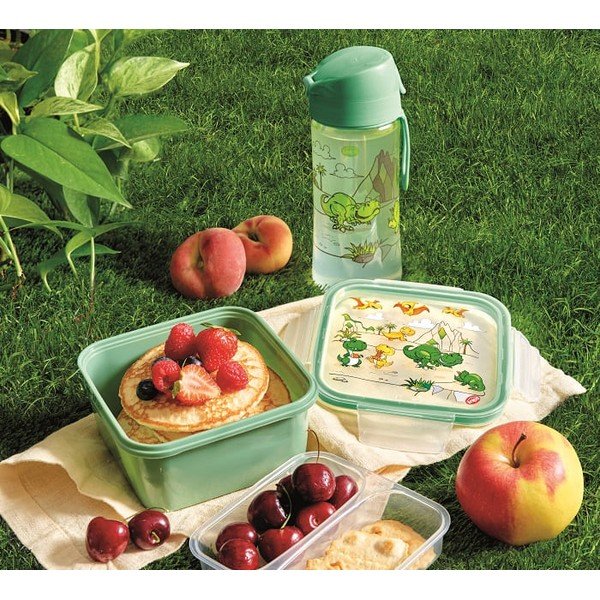 Zielona butelka dla dzieci z tritanu 500 ml Dinosaur – Snips-image-1