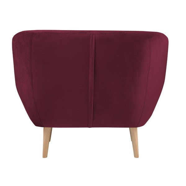 Bordowy fotel Mazzini Sofas Benito-image-3