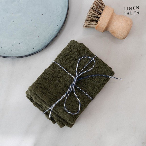 Lniane ścierki zestaw 2 szt. 26x26 cm – Linen Tales-image-4