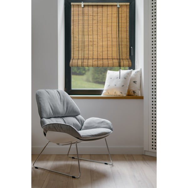 Bambusowa roleta w naturalnym kolorze 90x220 cm Zeva – Gardinia-image-1