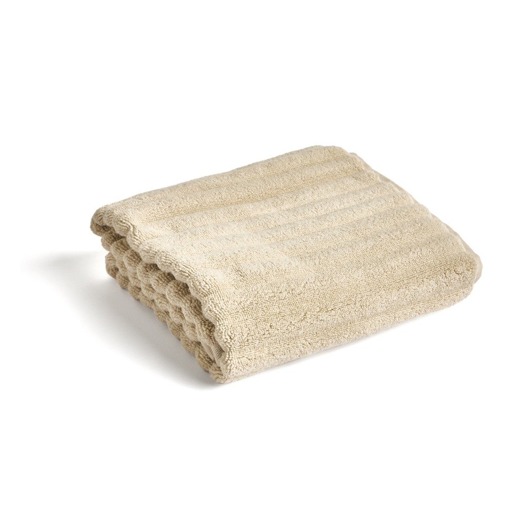 Beżowy bawełniany ręcznik frotte 50x90 cm Navira – Kave Home (zdjęcie 8)